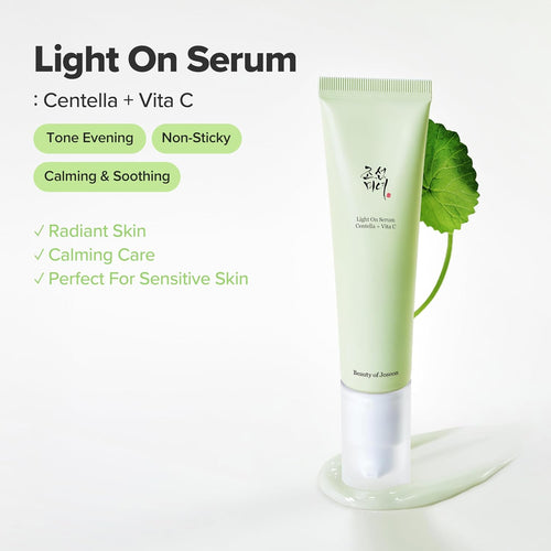 BEAUTY OF JOSEON - Light On Serum : Centella + Vita C - 30ml - LH Cosmetics