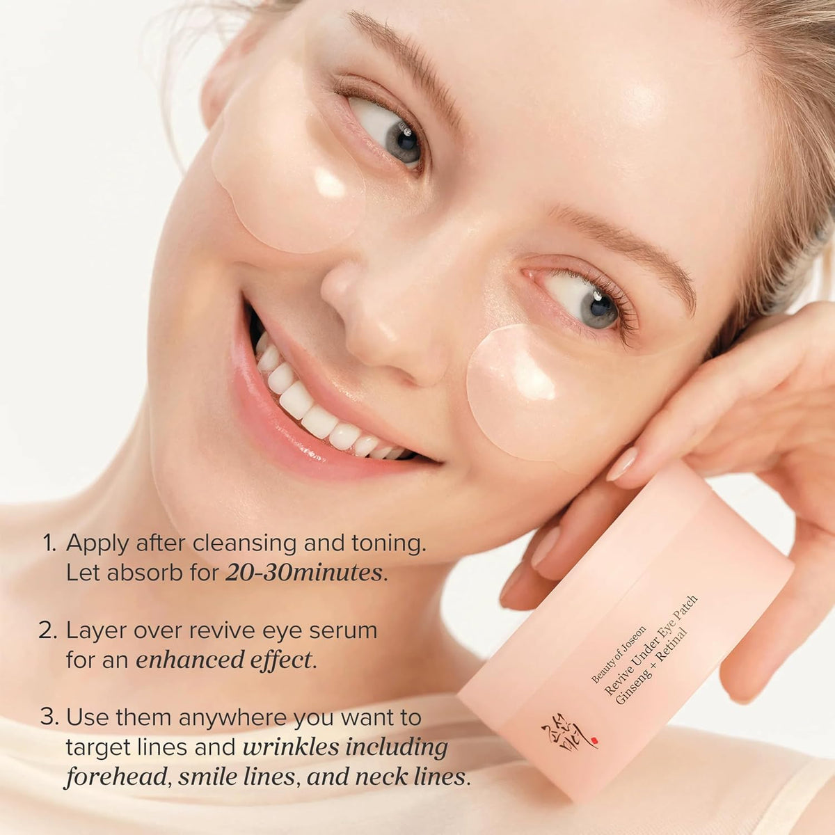 Beauty of Joseon Revive Under Eye Patch Ginseng + Retinal 60p - LH Cosmetics