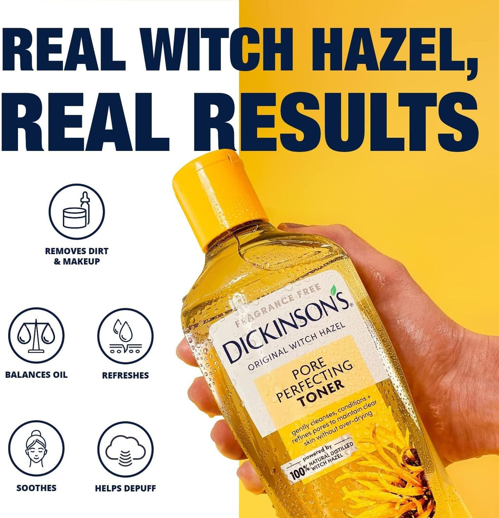 Dickinson’s Original Witch Hazel Pore Perfecting Toner 16 oz - LH Cosmetics
