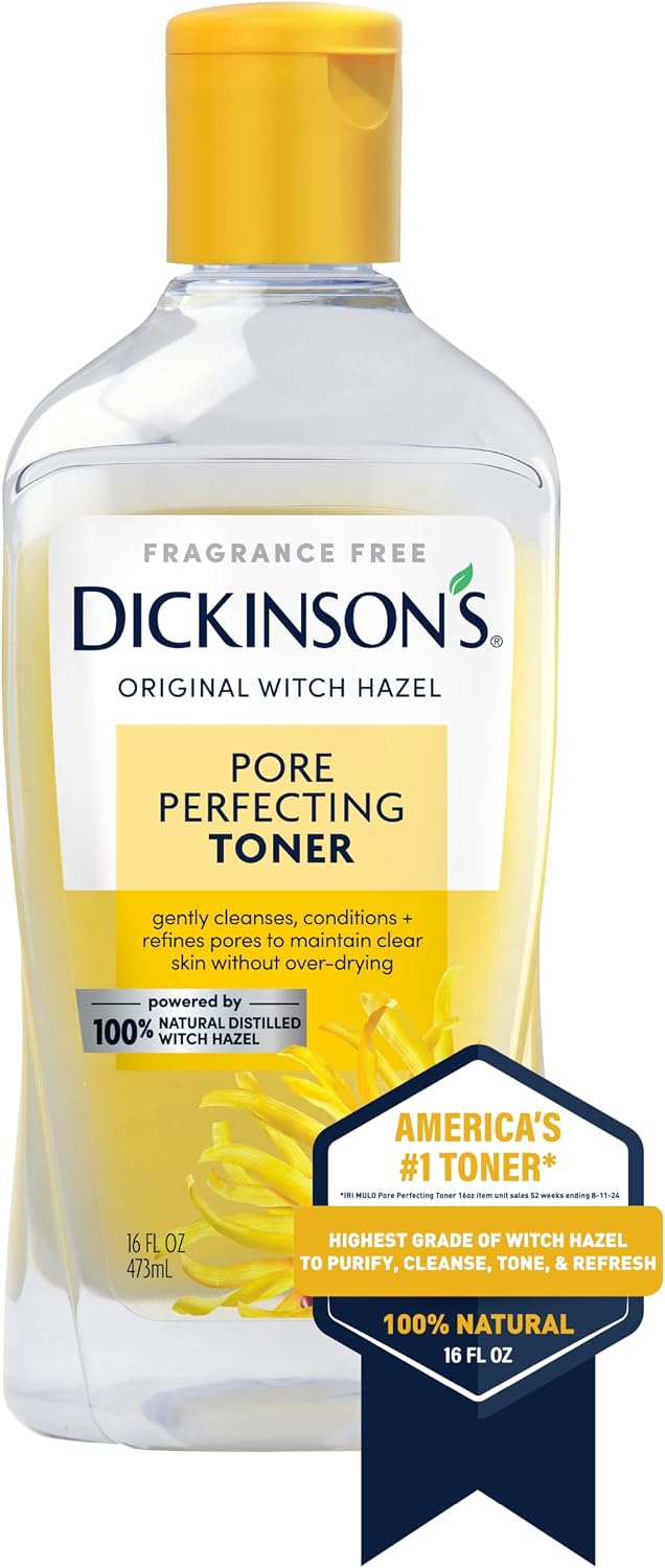 Dickinson’s Original Witch Hazel Pore Perfecting Toner 16 oz - LH Cosmetics