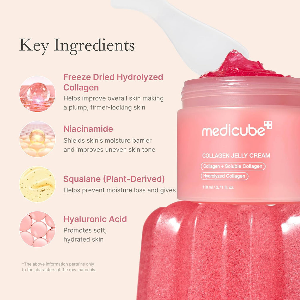 medicube Collagen Jelly Cream- Niacinamide & Freeze-Dried Hydrolyzed Collagen 110ml - LH Cosmetics
