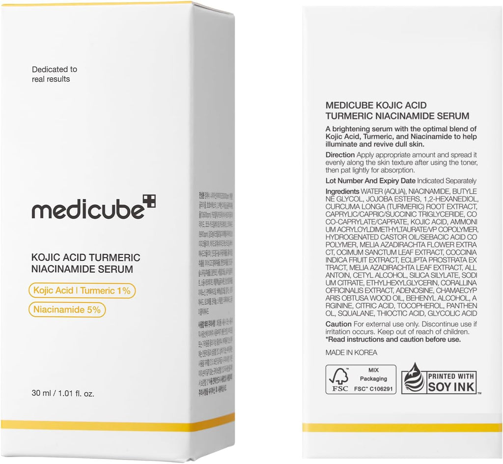 Medicube Kojic Acid Turmeric Niacinamide 30ml Serum - LH Cosmetics