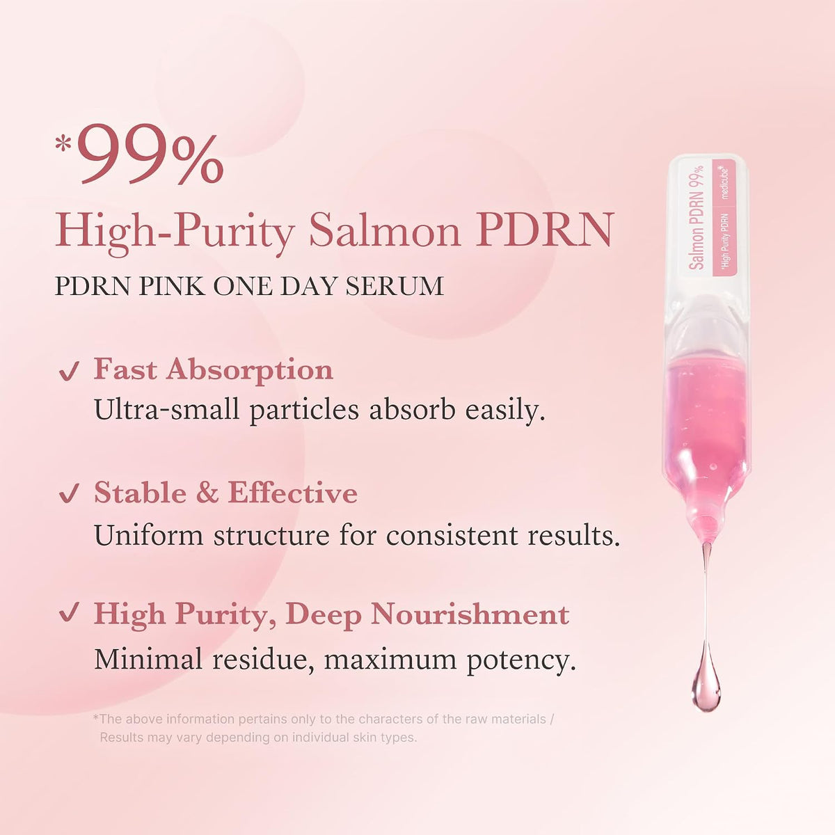 Medicube PDRN Pink One Day Serum 1.5ml X 10pcs - LH Cosmetics