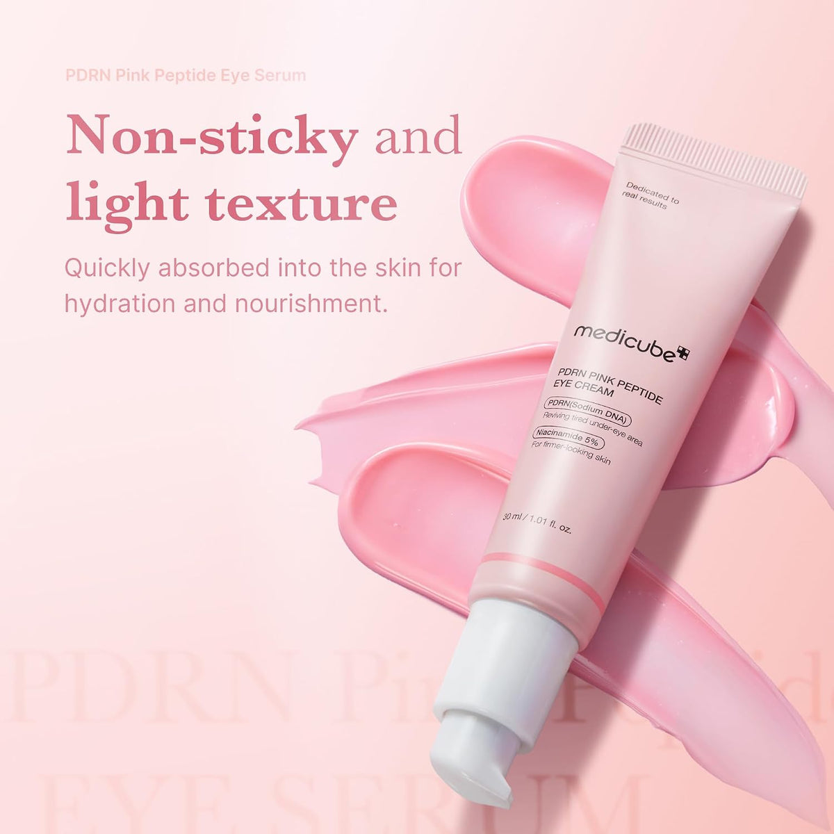 Medicube PDRN Pink Peptide Eye Cream - 30ml - LH Cosmetics