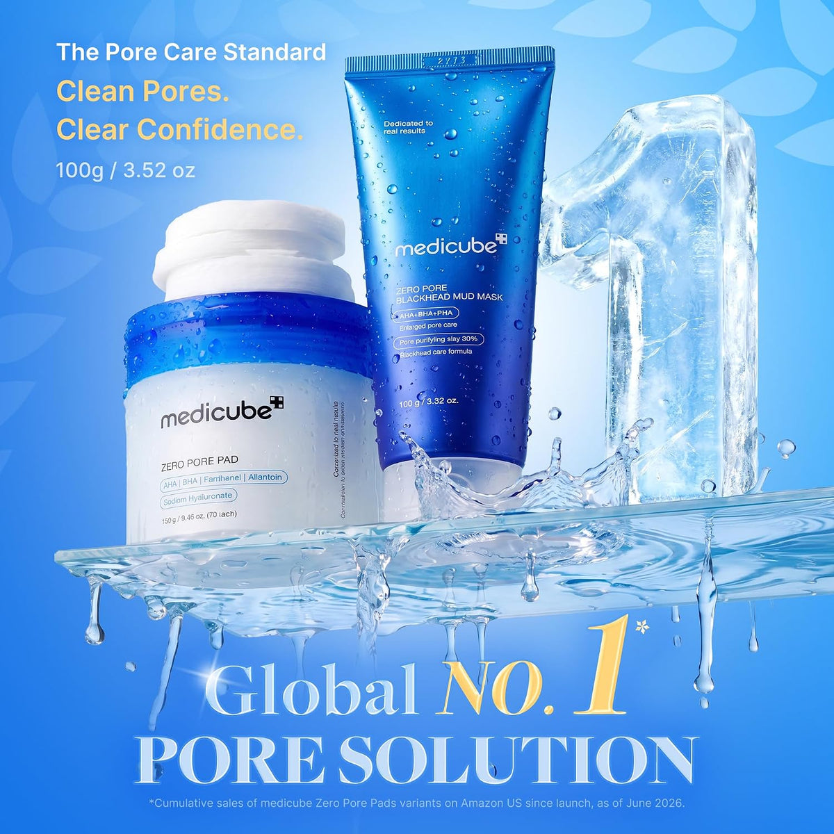 Medicube Zero Pore Blackhead Mud Mask for Women - 3.52 oz Mask - LH Cosmetics