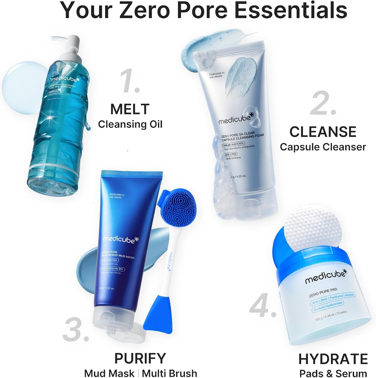 Medicube Zero Pore Blackhead Mud Mask for Women - 3.52 oz Mask - LH Cosmetics