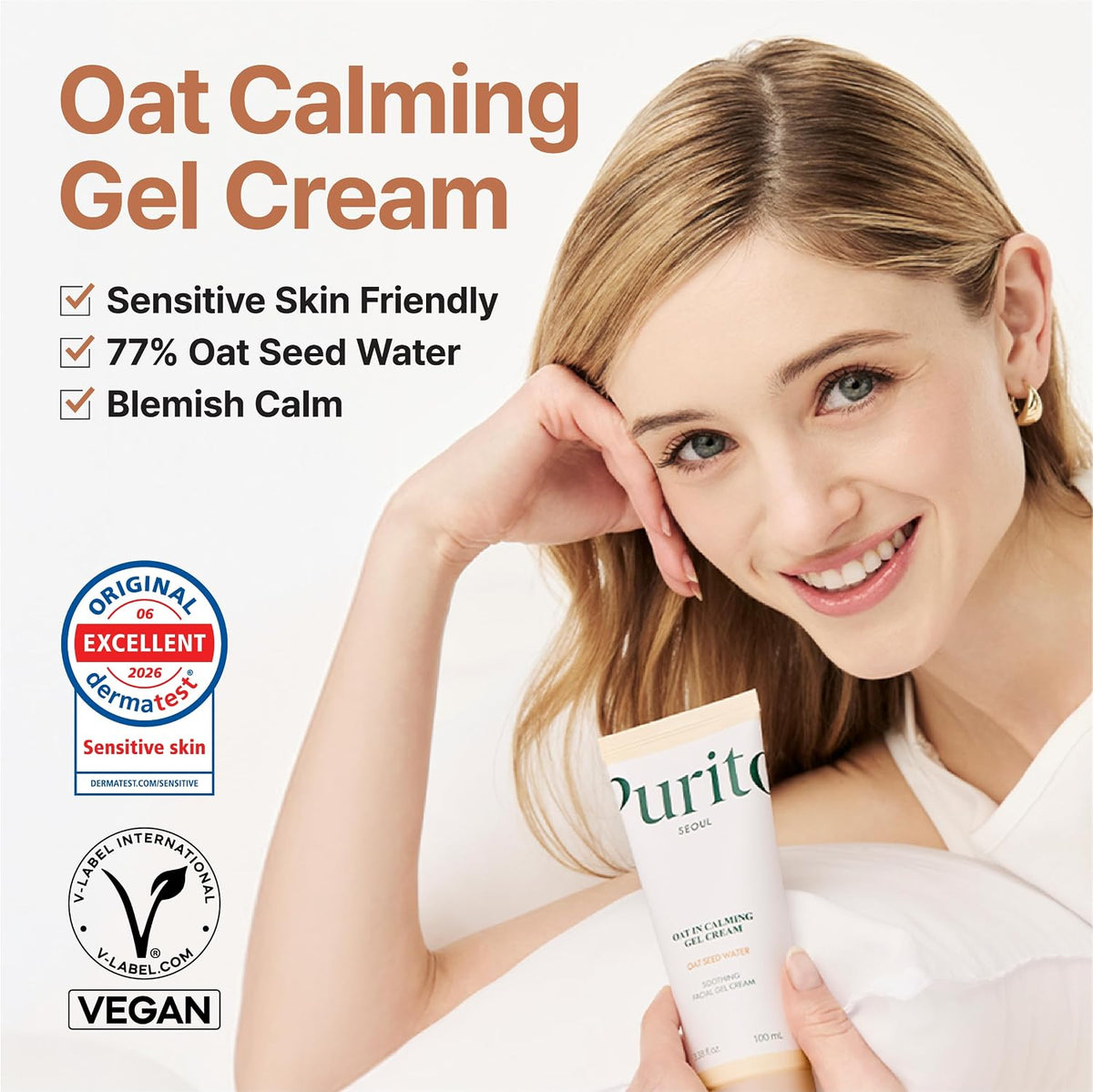 PURITO Oat-in Calming Gel Cream 100 ml - LH Cosmetics