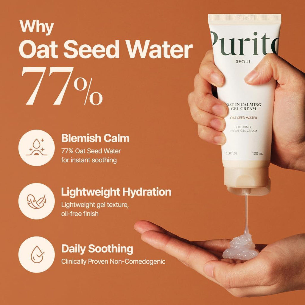 PURITO Oat-in Calming Gel Cream 100 ml - LH Cosmetics